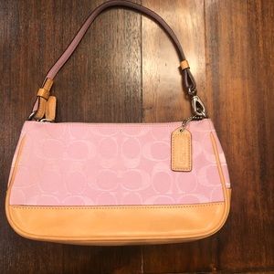 Authentic Coach Signature Mini Handbag